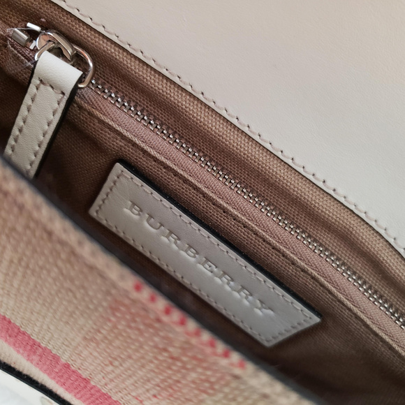 Burberry Canvas Checked Crossbody - Picture 5 of 7
